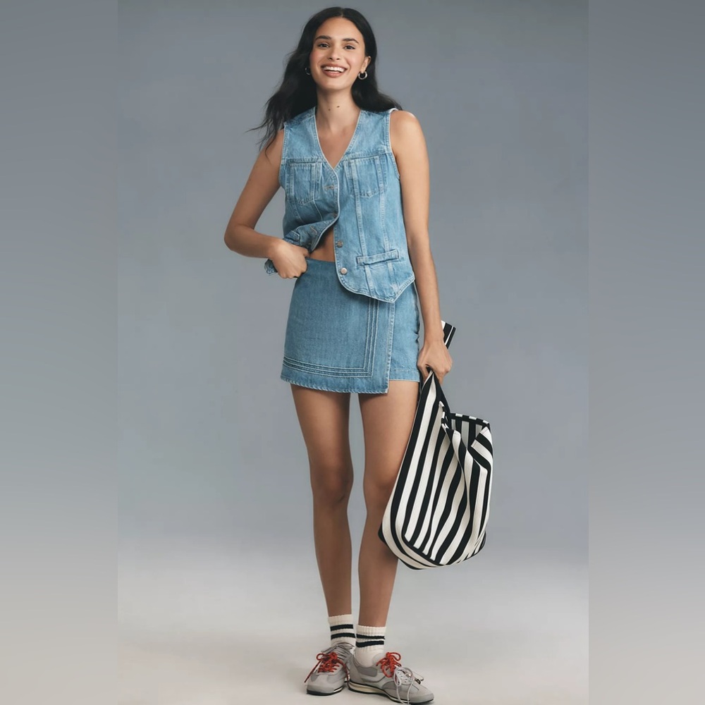 Denim Mini Skirt